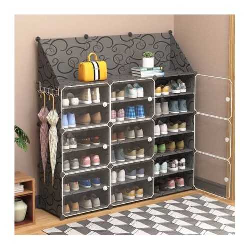 Rangement Chaussures cube plastique 36 paires