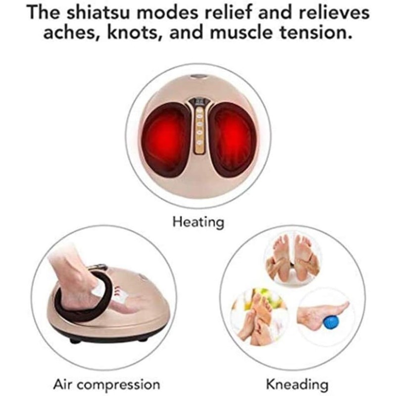 Masseur pétrissage Profond électrique, Presse Pied pétrissage Automatique Domestique, Massage Complet, Massage en Profondeur