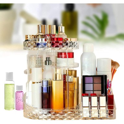 Rangement de Maquillage Plateau Rotatif à 360 degrés