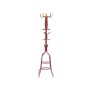 Porte-Manteau - 170cm Rouge/Blanc