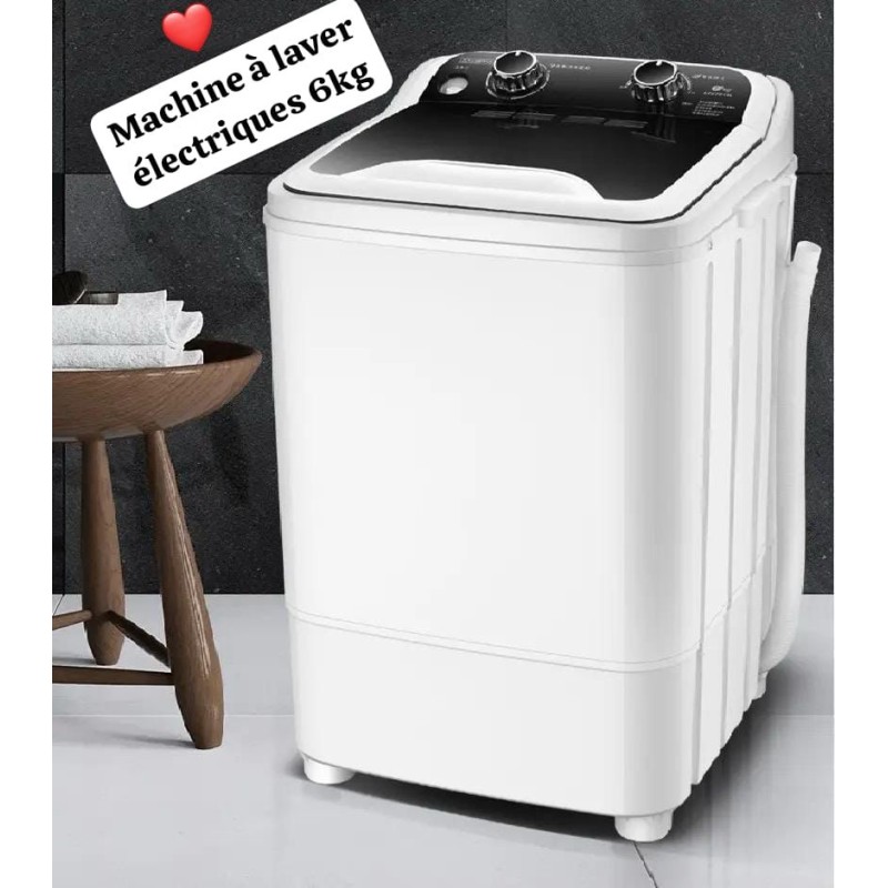 Mini Machine A Laver Semi-Automatique Portable - 6Kg - 220V-50Hz