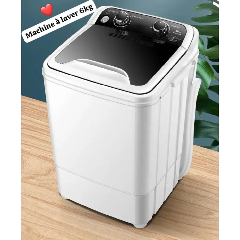 Mini Machine A Laver Semi-Automatique Portable - 6Kg - 220V-50Hz