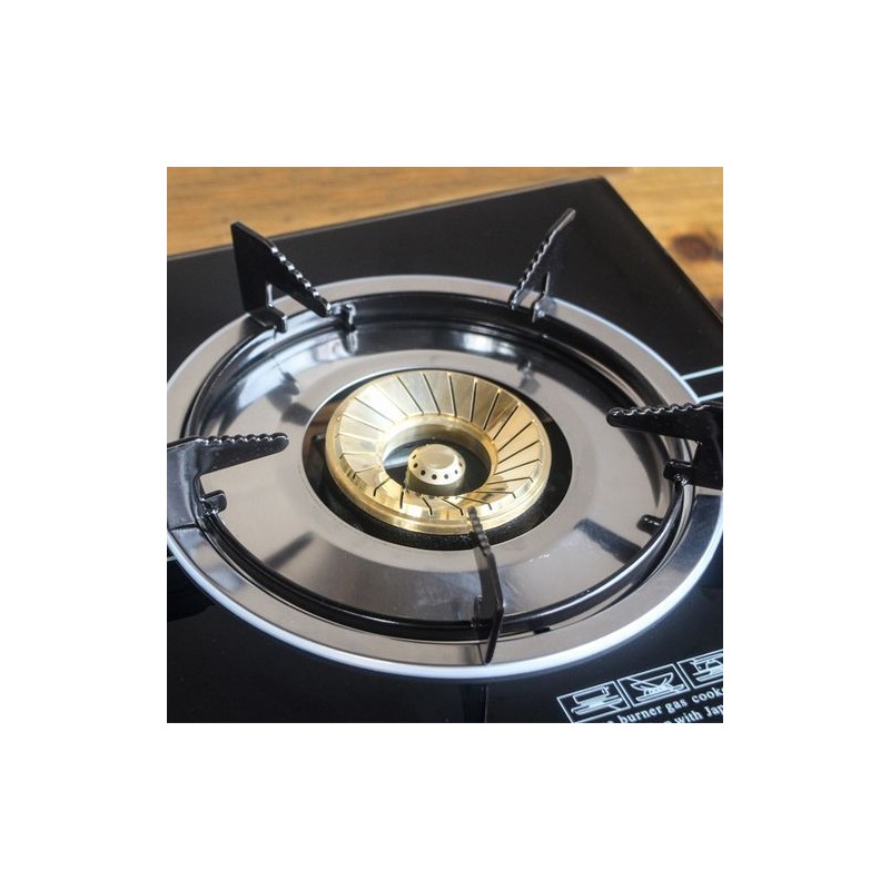 Plaque De Cuisson à Gaz - 3 Feux - STC 6780 - Noir - Garantie 12 Mois