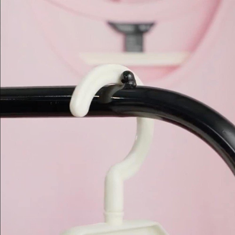 Penderie porte-manteau étendoir à vêtements en métal