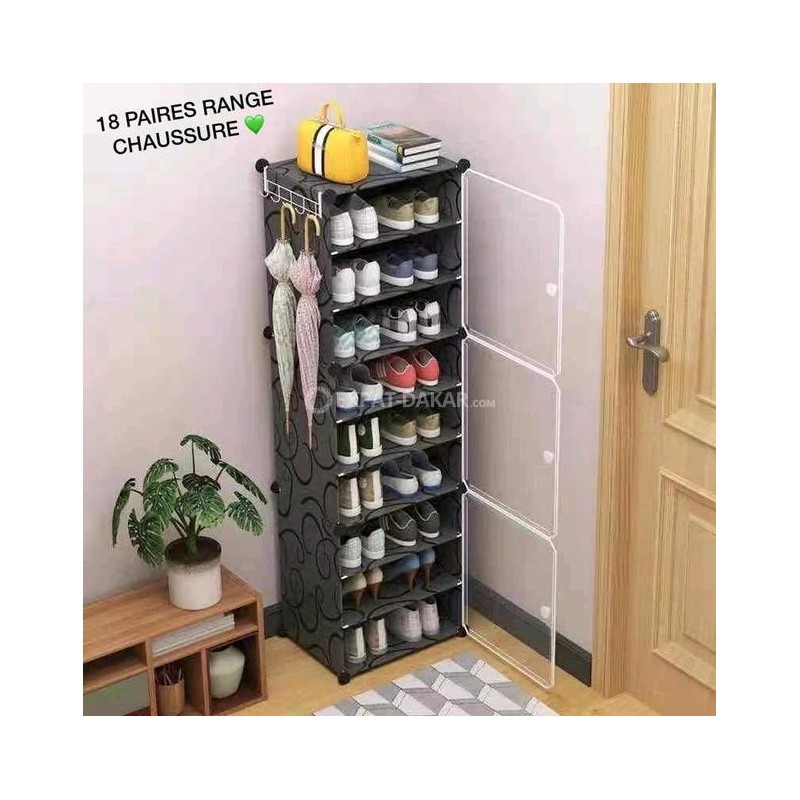 Etagère à Chaussures Modulable -16 à 18 Paires
