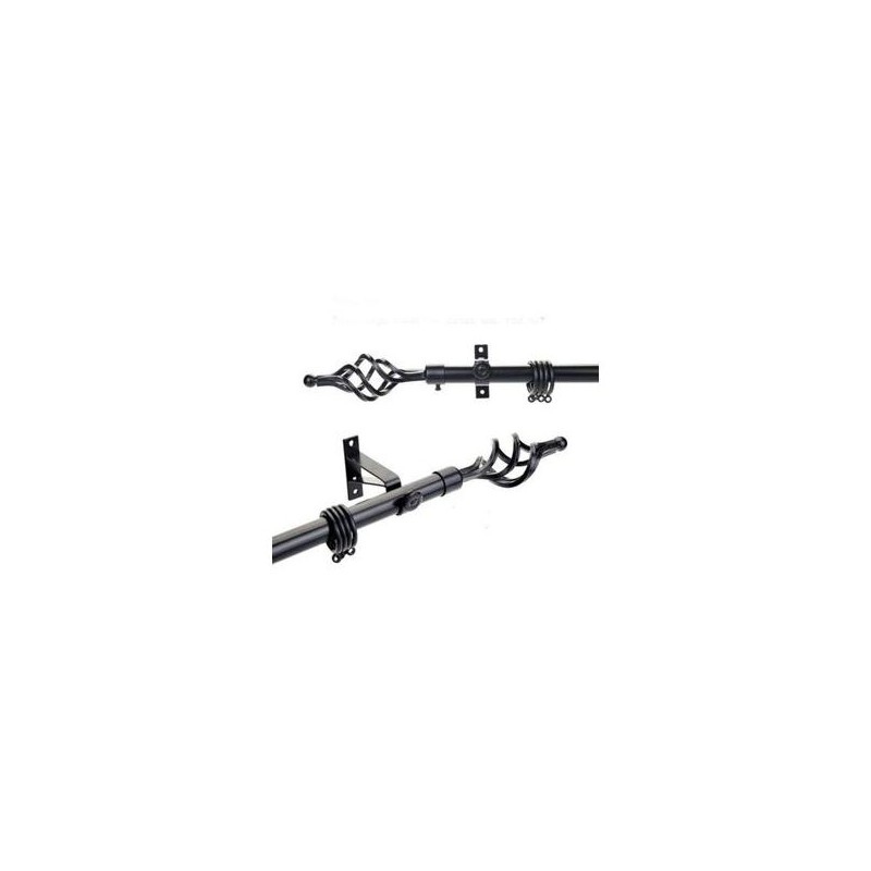 Lot de 2 TringleS à Rideaux - Métal - 2 m