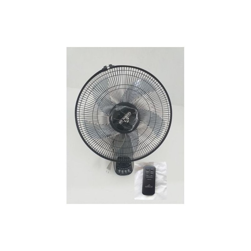 Global Air Ventilateur Mural avec télécommande - Gris