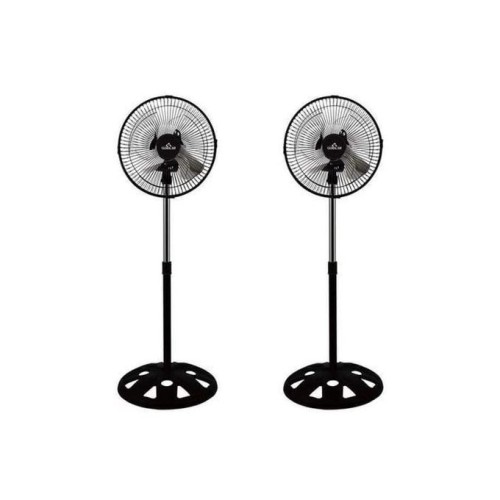 Global Air Petit Ventilateur Sur Pied 10pouces hauteur 90cm - Noir