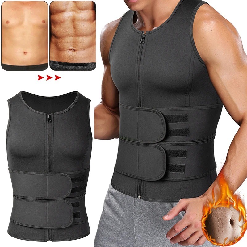 Corset minceur sauna pour hommes.