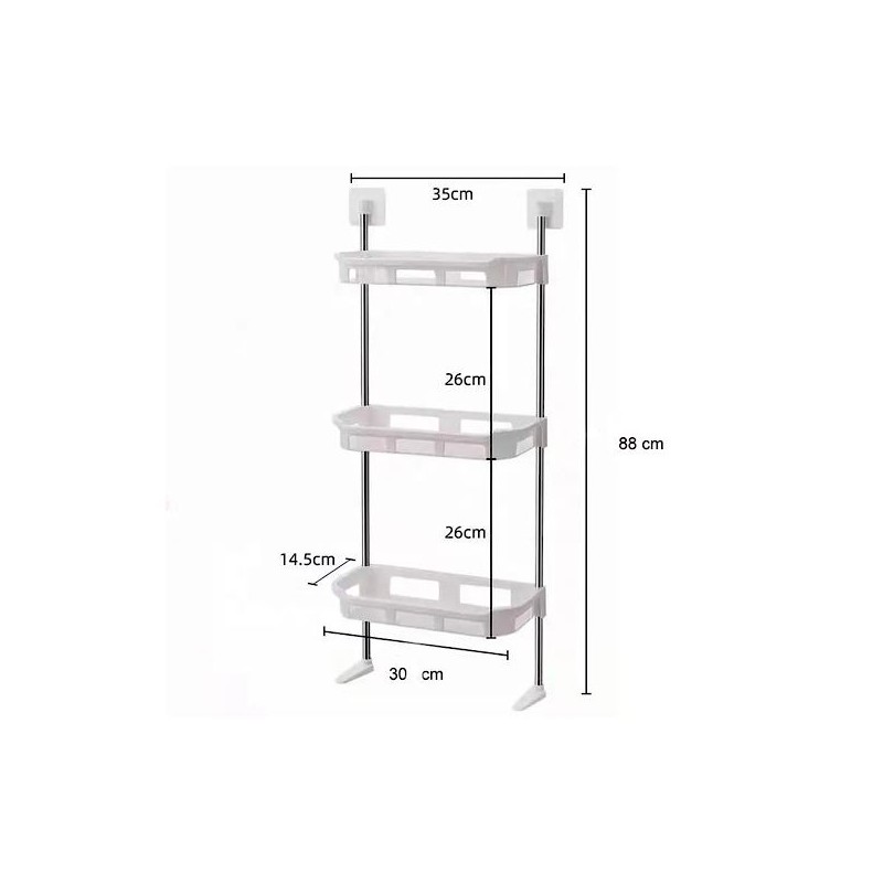 Étagère Rangement Chaise anglaise 3 Niveau