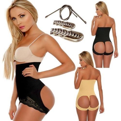 Combinaison 2 en 1-Remonte Fesses +Gaine Amincissante- Noir