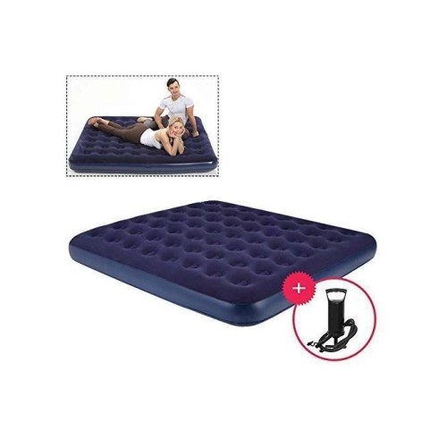 Matelas Gonflable 2 Places + gonfleur manuel