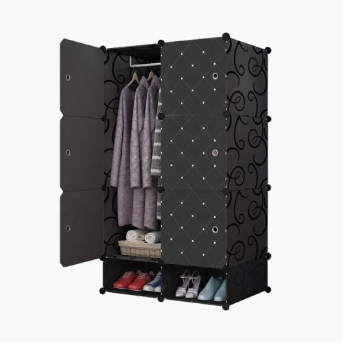 Armoire Penderie - Cube Montable et démontable 2 battants