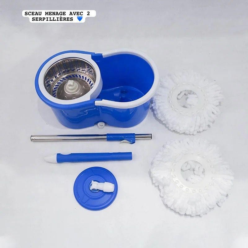 Ensemble nettoyage sol, Seau avec essoreuse -Vert