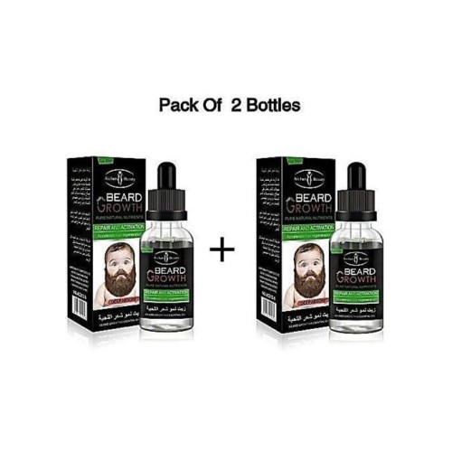 Lot de 2 Huiles Pousse Barbe - 2 x 30 ml