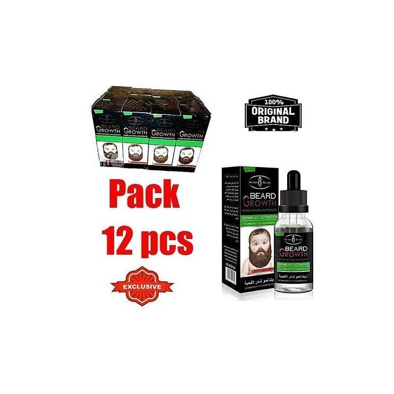 VENTE FLASH Lot de 12 Huiles 100% à Base De Plantes Pour La Pousse 30mlx12