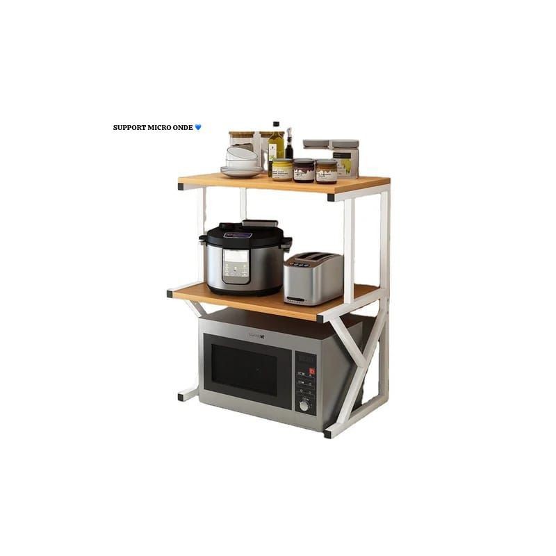 Étagère Support Micro-onde épices etc...  Beige