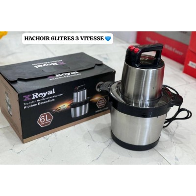Hachoir Electrique à double vitesse en acier inoxydable: Viande ,Légumes etc.... 6L