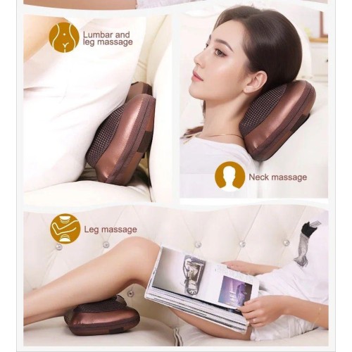 Coussin Masseur - Multifonction: Cou, dos..., compatible pour voiture
