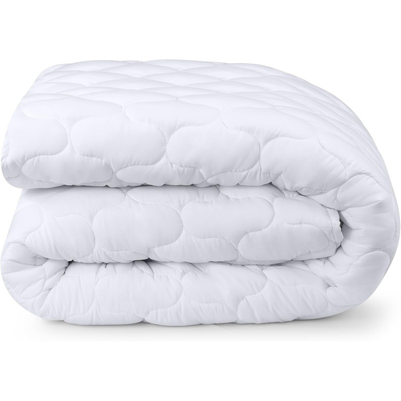 Vente Flash Drap Housse Protection Matelas 3places (double lit) - Protège Matelas- Bleu