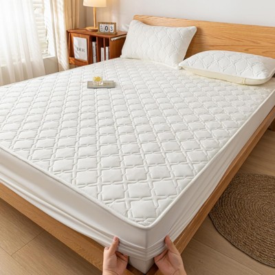 Vente Flash Drap Housse Protection Matelas 3places (double lit) - Protège Matelas- Bleu