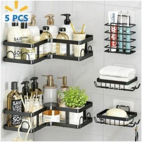 Étagère Salle 5 en 1 de Bain 5 pièces