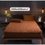 Vente Flash Drap Housse Protection Matelas 3places (double lit) - Protège Matelas- Bleu