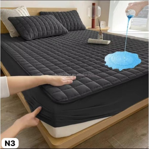 Vente Flash Drap Housse Protection Matelas 3places (double lit) - Protège Matelas