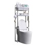 Support étagère de toilette en métal multicouche de salle de bain Rangement