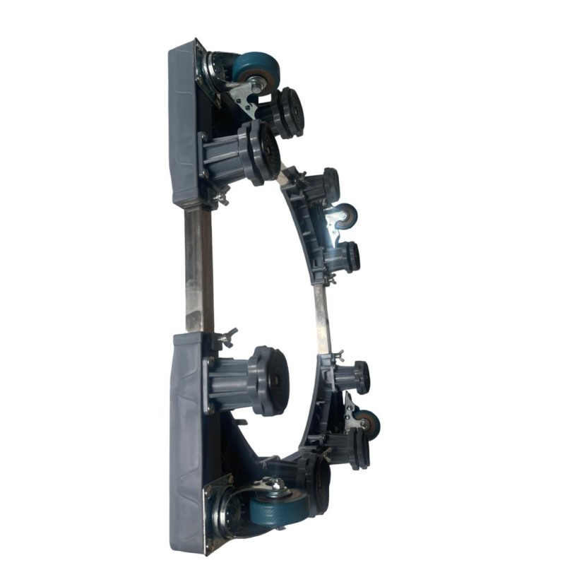 Black F Support réfrigérateur haute qualité 8 pieds + 4 roues