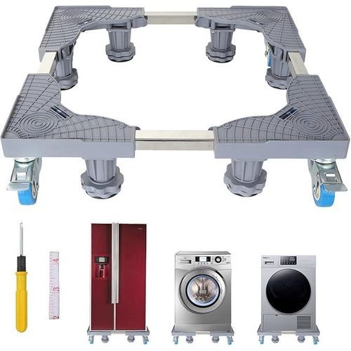 Support réfrigérateur haute qualité 8 pieds + 4 roues