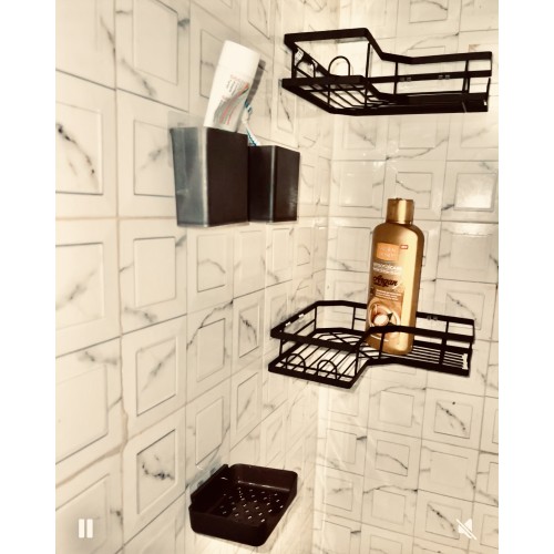 Black Friday Étagère Salle 5 en 1 de Bain 5 pièces